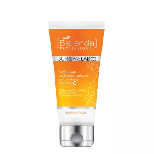 Bielenda Professional - Supremelab - Energy Boost - Brightening & Nourishing Face Mask with Ultra-Stable Vitamin C - Mască de iluminare și hrănitoare cu vitamina C ultra-stabilă - 70ml