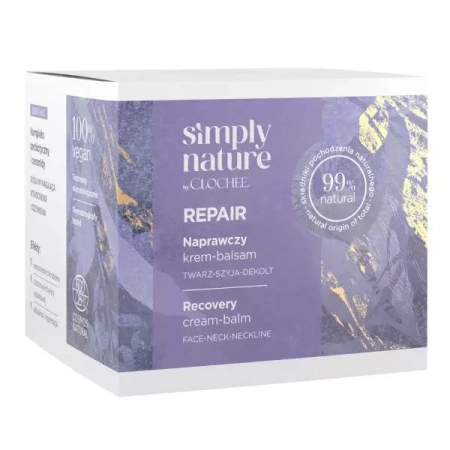 Clochee – Simply Nature Repair – Cremă-balsam reparatoare – 50 ml