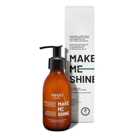 Veoli Botanica – Make Me Shine – Mască Laminatoare pentru Păr cu Efect de Netezire și Strălucire – 140ml
