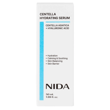 NIDA - Centella Hydrating Serum - Ser hidratant și calmant pentru față - 50 ml