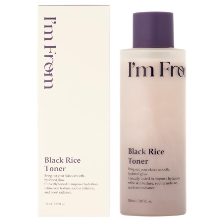 I'm From - Black Rice Toner - Toner pentru Față cu Extract de Orez Negru - 150 ml