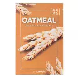 The SAEM - Natural Oatmeal Mask Sheet - Mască cu fulgi de ovăz - 21 ml