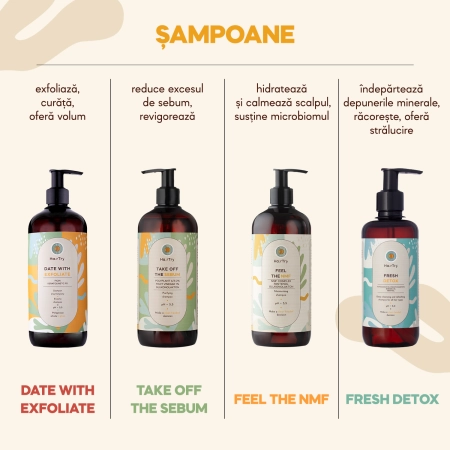 HairTry - Date With Exfoliate - Șampon enzimatic - 500 ml
