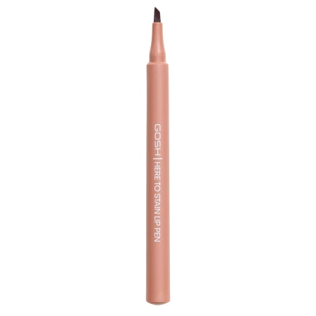 GOSH - Here To Stain Lip Pen - Creion de buze de lungă durată tip marker - 004 Mocha Stain - 1ml