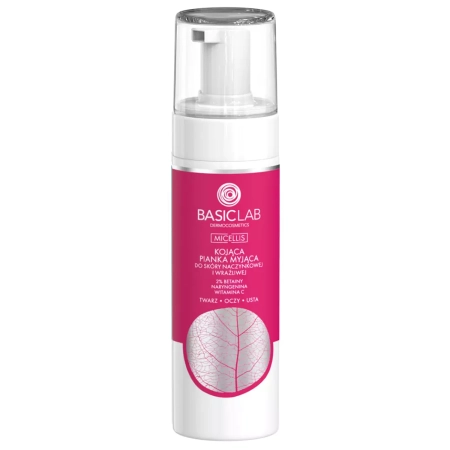 BasicLab - Micellis - Spumă de curățare liniștitoare pentru pielea sensibilă și cu tendințe acneice - 150ml