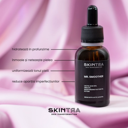 SkinTra - Mr. Smoother - Ser cu acid lactic 10% - 30 ml
