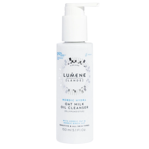 Lumene - Nordic Hydra Lahde Oat Milk Oil Cleanser - Emulsie de curățare pentru față cu lapte de ovăz - 150 ml