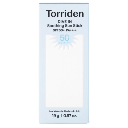 Torriden - Dive-In Soothing Sun Stick SPF 50+ PA++++ - Stick cu protecție solară calmant SPF 50+ PA++++ - 19 g