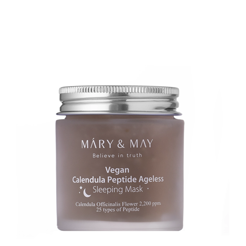 Mary&May - Calendula Peptide Ageless Sleeping Mask - Mască de noapte calmantă și fermă  - 110g