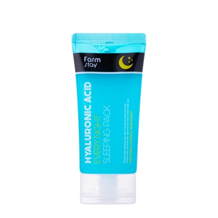 Farmstay - Hyaluronic Acid Every Night Sleeping Pack - Mască de noapte hidratantă cu acid hialuronic - 120ml