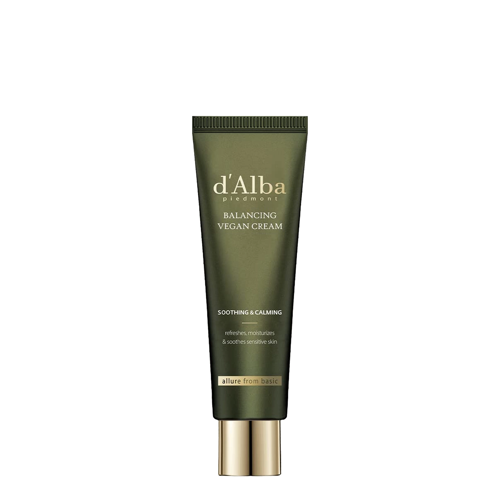 d'Alba - Mild Skin Balancing Vegan Cream - Cremă hidratantă și calmantă pentru față - 55 ml