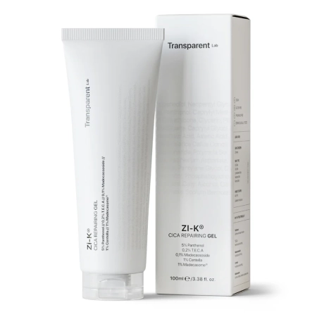 Transparent Lab - ZI-K Cica Repairing Gel - Gel regenerant pentru față și corp – 100 ml