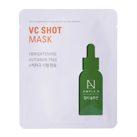 AMPLE:N – VC Shot Mask – Mască tip folie vitaminizantă pentru față – 1 buc./25 ml