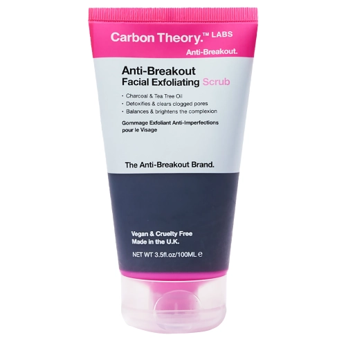 Carbon Theory - Anti-Breakout Facial Exfoliating Scrub - Exfoliant pentru tenul problematic - 100 ml