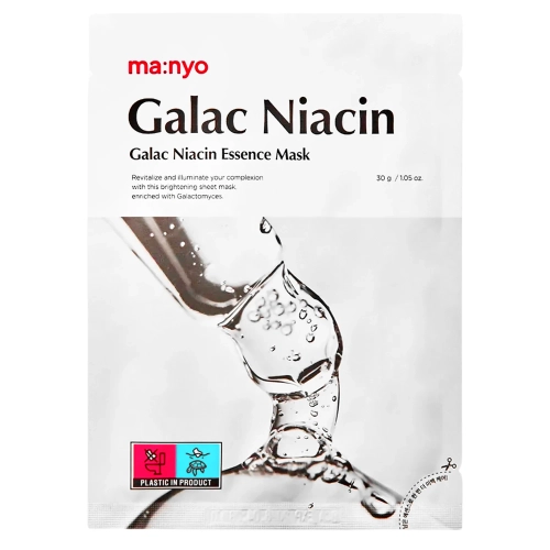 Ma:nyo - Galac Niacin Essence Mask - Mască iluminatoare tip șervețel - 1 buc/30 g