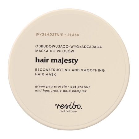 Resibo – Hair Majesty – Mască pentru păr cu efect reparator și de netezire – 175ml