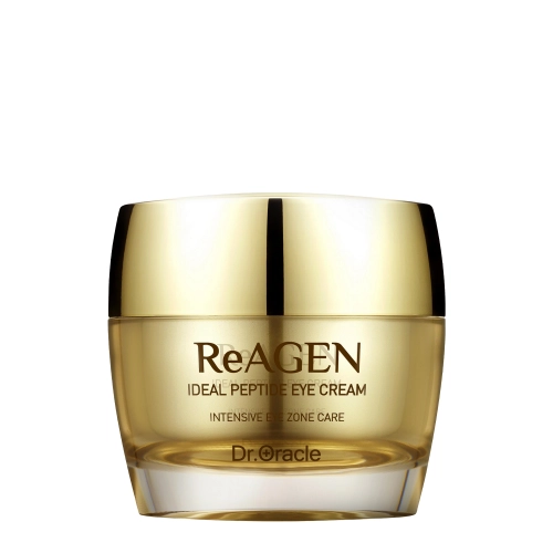 Dr.Oracle – ReAGEN Ideal Peptide Eye Cream – Cremă bogată anti-îmbătrânire pentru zona ochilor cu celule de floare-de-colț alpină și peptide – 20 ml