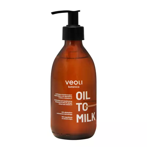 Veoli Botanica – Oil To Milk – Ulei de Duș Hidratant cu Textură Transformatoare – 290ml