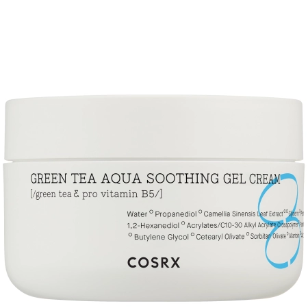 COSRX - Hydrium Green Tea Aqua Soothing Gel Cream - Cremă calmantă cu extract de ceai verde - 50ml