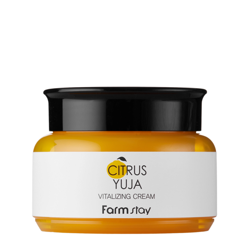 Farmstay - Citrus Yuja Vitalizing Cream - Cremă de față revitalizantă cu extract de fructe Yuzu - 100g