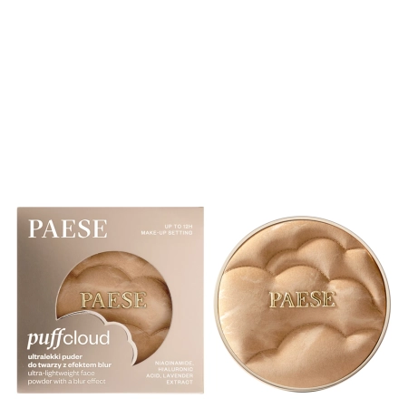 Paese - Puff Cloud - Pudră compactă ultra-ușoară cu efect blur - Sand Beige - 03W - 4,2g