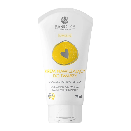 BasicLab - Famillias - Cremă hidratantă de față cu textură bogată - 75ml
