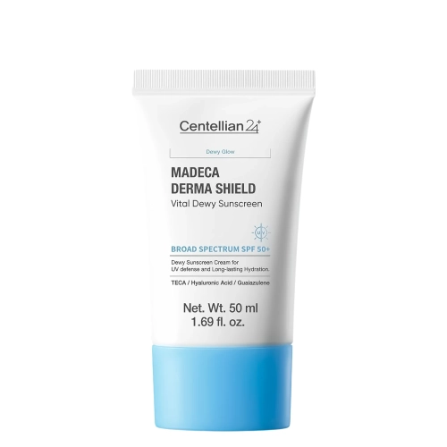 Centellian24 - Madeca Derma Shield Safe Moisture Sun Cream - Cremă hidratantă pentru față cu SPF 50+ PA++++ - 50 ml