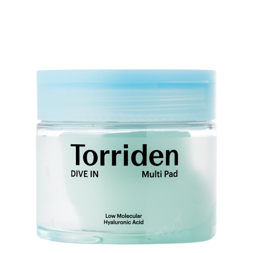 Torriden - Dive-In - Low Molecule Hyaluronic Acid Multi Pad - Dischete hidratante pentru față - 80 buc.