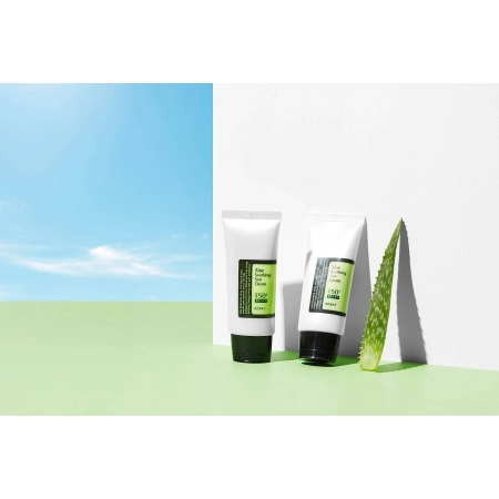 Cosrx - Aloe Soothing Sun Cream SPF50+/PA+++ - Cremă de protecție solară hidratantă - 50ml
