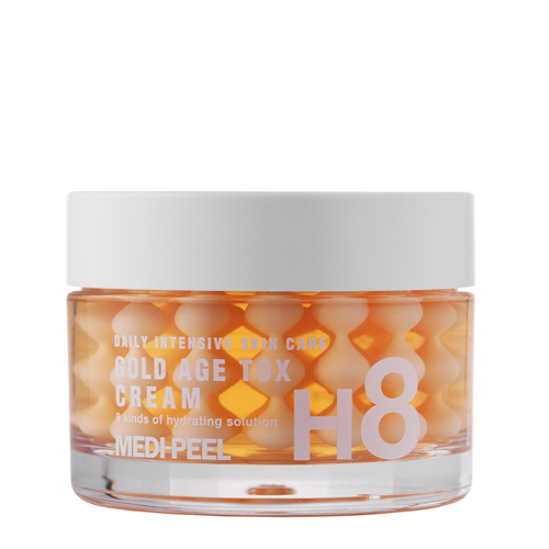 Medi-Peel - Gold Age Tox Cream – Cremă anti-rid cu capsule și extract din mătase de aur – 50 ml