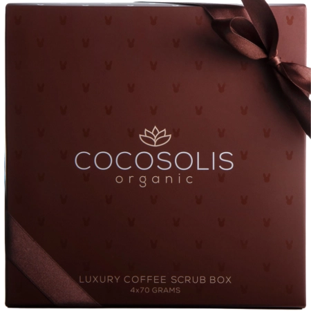 Cocosolis - Luxury Coffee Scrub Box - Set de Peelinguri - 4x70g