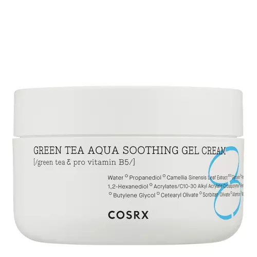 COSRX - Hydrium Green Tea Aqua Soothing Gel Cream - Cremă calmantă cu extract de ceai verde - 50ml