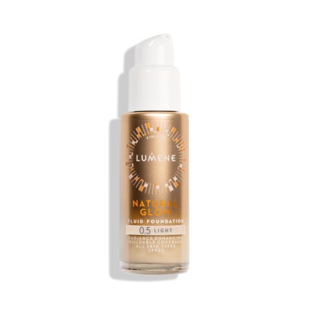 Lumene - Natural Glow Fluid Foundation SPF20 - Fond de ten iluminator - 0,5 Light - 30 ml