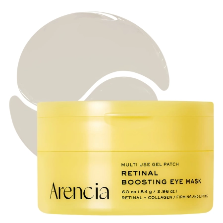 Arencia - Retiniene Masca pentru ochi cu efect de întinerire - Dischete sub oci cu Retiniene- 60 de bucăți