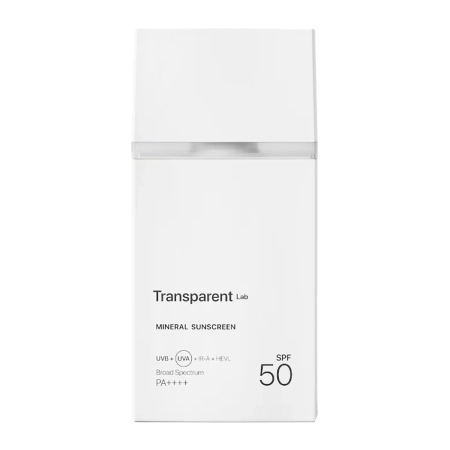 Transparent Lab – Mineral Sunscreen – Cremă minerală cu SPF50 – 100ml