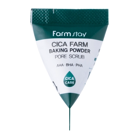Farmstay - Cica Farm Baking Powder Pore Scrub - Pudră de curățare pentru față cu Centella Asiatică - 7ml