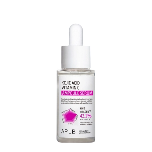 APLB - Kojic Acid Vitamin C Ampoule Serum - Ser facial revitalizant – 40 ml