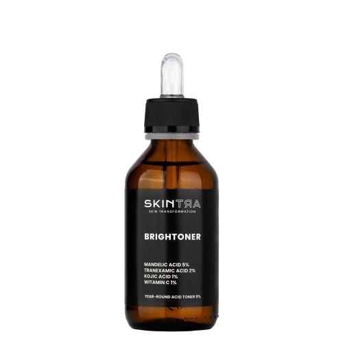 SkinTra – Brightoner – Toner acid pentru utilizare pe tot parcursul anului 9% – 100 ml