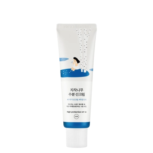 Round Lab - Birch Juice Moisturizing Sun Cream SPF50+ PA++++ - Cremă de protecție solară - 50ml