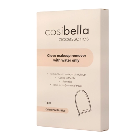 Cosibella Accessories – Mănușă pentru demachiere cu apă – Pacific Blue