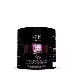 Apis - Rose Madame - Peeling de curățare pentru corp, mâini și picioare - 700g