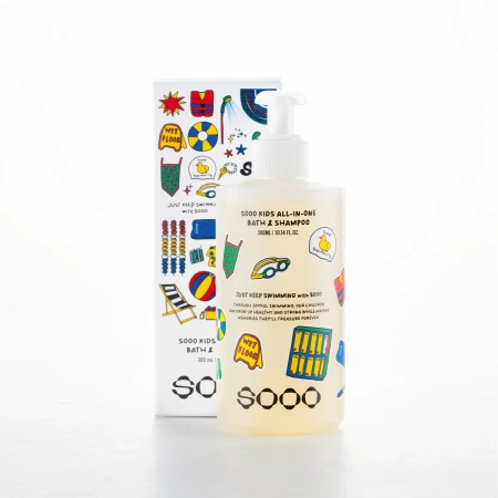 SOOO - Swim Kids All-in-One Bath & Shampoo - Gel 2 în 1 - 300 ml