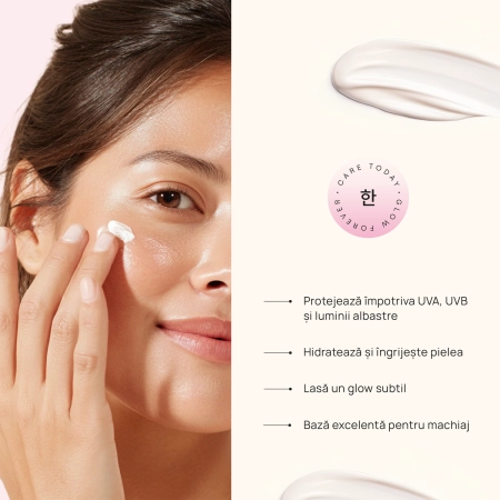 HanGlow - Glow Guard - Daily Priming Sunscreen SPF 50+ - Cremă zilnică cu protecție solară - 50 ml