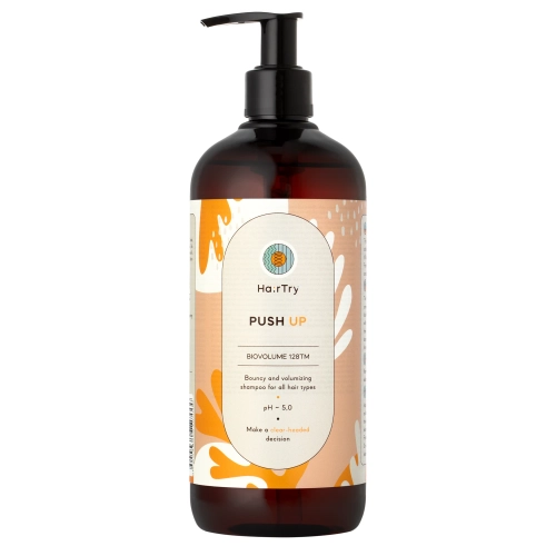HairTry - Push Up - Șampon pentru volum și elasticitate - 500 ml
