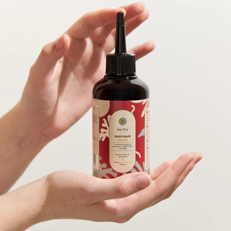 HairTry - Babyhair Fever - Loțiune încălzitoare pentru creșterea părului - 200 ml