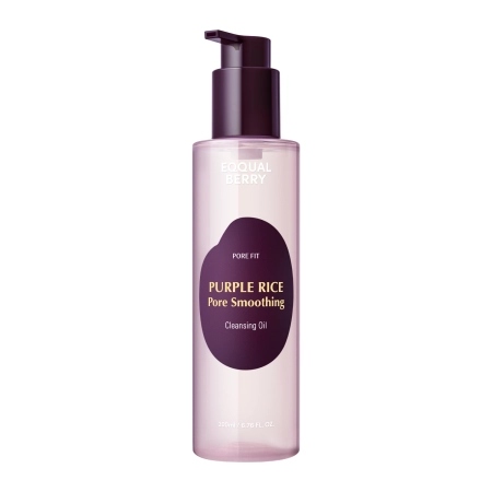 EQQUALBERRY – Purple Rice Pore Smoothing Cleansing Oil – Ulei demachiant – 200 ml