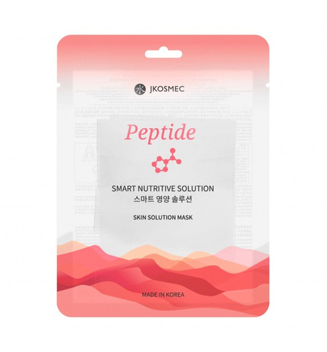Jkosmec - Skin Solution Mask Peptide - Mască tip șervețel pentru față cu peptide - 1 buc / 25 ml