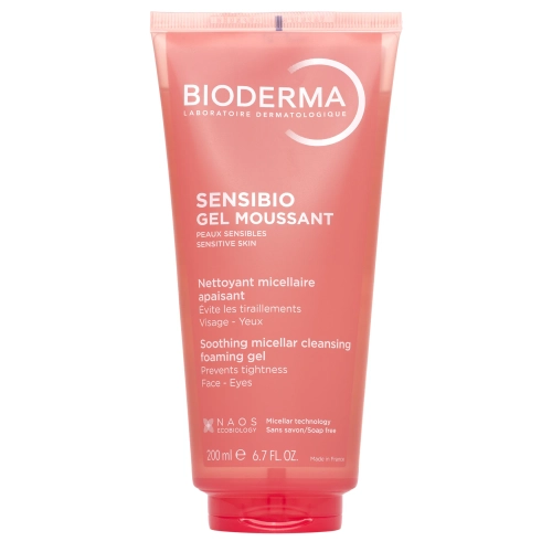 Bioderma - Sensibio Gel Moussant - Gel Micelar Calmant cu Efect de Hidratare - 200ml