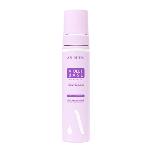 Azure Tan - Spumă autobronzantă pentru corp cu bază violetă – Dark to Ultra Dark – 200 ml