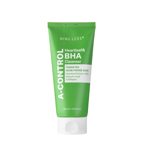 Nine Less - A-Control Heartleaf & BHA Cleanser - Exfoliant pentru față - 120ml